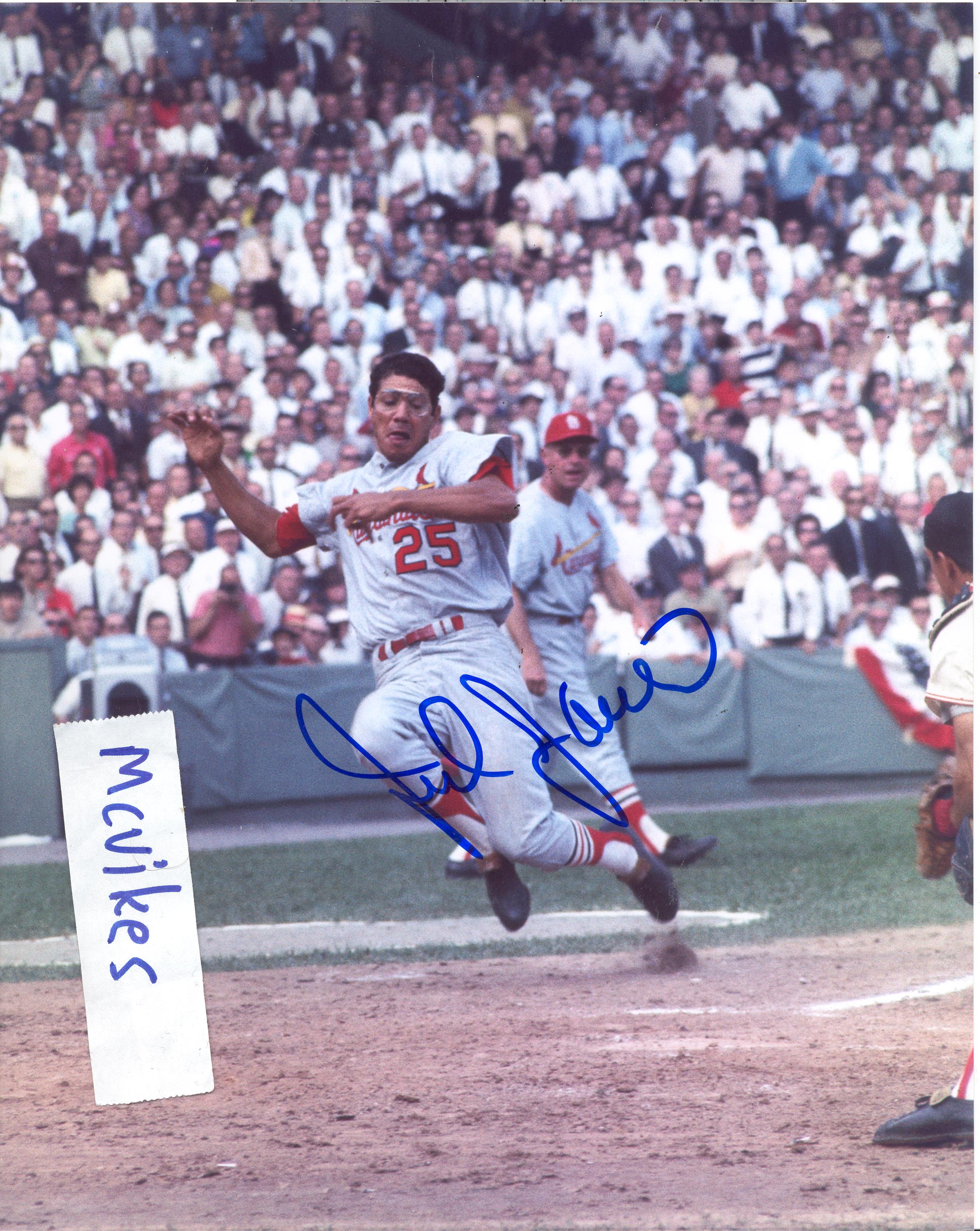 Julian Javier 1964 St Louis Cardinals Autographed Signed 8x10 Photo COA